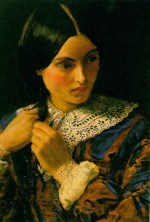 John Everett Millais - paintings - A Beauty