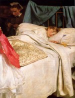 John Everett Millais - Bilder Gemälde - Schlafend