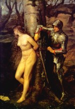 John Everett Millais  - Bilder Gemälde - Der rettende Ritter