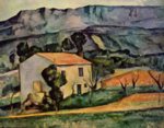Paul Cezanne  - Bilder Gemälde - Haus in der Provence