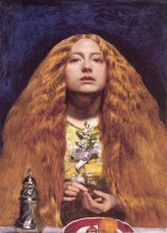 John Everett Millais  - Bilder Gemälde - Die Brautjungfer