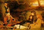 John Everett Millais  - Bilder Gemälde - Der Flötenspieler