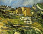 Paul Cezanne  - Bilder Gemälde - Haus in der Provence