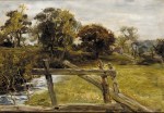 John Everett Millais  - Bilder Gemälde - Blick auf Hampstead