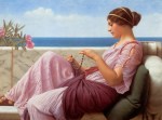 John William Godward - paintings - A Souvenir