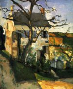 Paul Cezanne  - Peintures - Maison et arbre