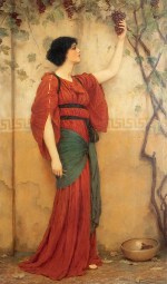 John William Godward - Bilder Gemälde - Herbst