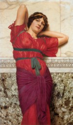 John William Godward - Bilder Gemälde - Contemplation