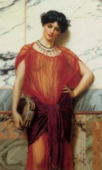 John William Godward - Bilder Gemälde - Drusilla