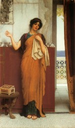 John William Godward  - Peintures - Pensive