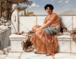 John William Godward  - Bilder Gemälde - In den Tagen der Kraft