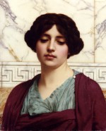 John William Godward  - Bilder Gemälde - Stesicrate