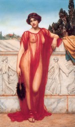 John William Godward  - Bilder Gemälde - Athenais