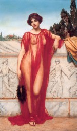 John William Godward  - Peintures - Athénaïs