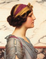 John William Godward  - Bilder Gemälde - Megilla