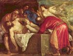 Tizian - Bilder Gemälde - Grablegung Christi