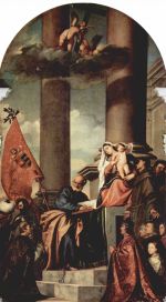 Tizian - Bilder Gemälde - Madonna der Familie Pesaro