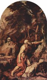 Tizian  - Bilder Gemälde - Heiliger Hieronymus