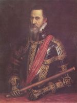 Tizian  - Bilder Gemälde - Portrait des Don Fernando Alvarez von Toledo Großherzog von Alba