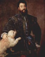 Tizian  - Bilder Gemälde - Portrait des Frederico II Gonzaga