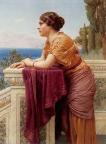 John William Godward  - Peintures - Le Belvédère