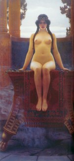 John William Godward  - Peintures - L'Oracle de Delphes