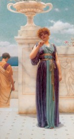 John William Godward  - Peintures - L'Anneau