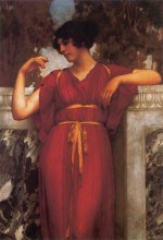 John William Godward  - Peintures - L'Anneau