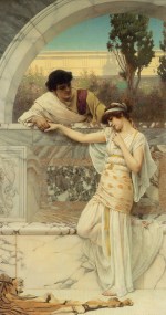 John William Godward  - Bilder Gemälde - Ja oder Nein