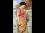 John William Godward  - Peintures - Sappho