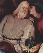 Pieter Bruegel - paintings - Anbetung der Heiligen Drei Koenige (Detail)