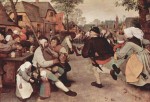 Pieter Bruegel - paintings - The Peasant Dance