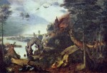 Bild:Landschaft und Versuchung des Hleiligen Antonius