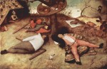 Pieter Bruegel - paintings - The Land of Cockayne