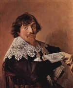 Frans Hals - Peintures - Portrait de Nicolaes Hasselaer