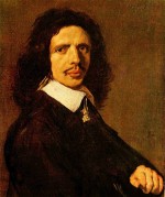 Frans Hals  - Bilder Gemälde - Portrait eines jungen Mannes