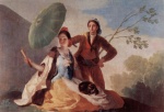 Francisco Jose de Goya - Bilder Gemälde - Der Sonnenschirm