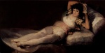 Francisco Jose de Goya - Bilder Gemälde - Die bekleidete Maja