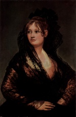 Francisco Jose de Goya - Bilder Gemälde - Portrait der Dona Isabel Cabos de Porcel