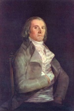 Francisco Jose de Goya - Bilder Gemälde - Portrait des Dr. Peral
