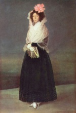 Francisco Jose de Goya - Bilder Gemälde - Portrait der Comtesse del Carpio