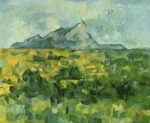 Paul Cézanne  - Peintures - Montagne Sainte-Victoire