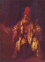 Rembrandt - Bilder Gemälde - Alter Mann im Lehnstuhl