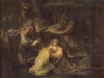 Rembrandt - Bilder Gemälde - Beschneidung Christi