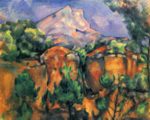 Paul Cézanne  - Peintures - Montagne Sainte-Victoire