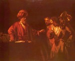 Rembrandt - Bilder Gemälde - Der Centurio Cornelius
