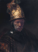 Rembrandt - Bilder Gemälde - Der Mann mit dem Goldhelm