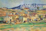 Paul Cézanne  - Peintures - Montagne Sainte-Victoire