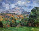 Paul Cézanne  - Peintures - Montagne Sainte-Victoire