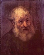 Rembrandt  - Bilder Gemälde - Kopf eines alten Mannes